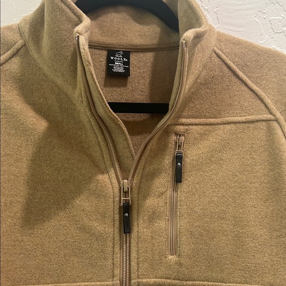 Men's Tan Fleece Jacket. CG - Picture 3 of 5